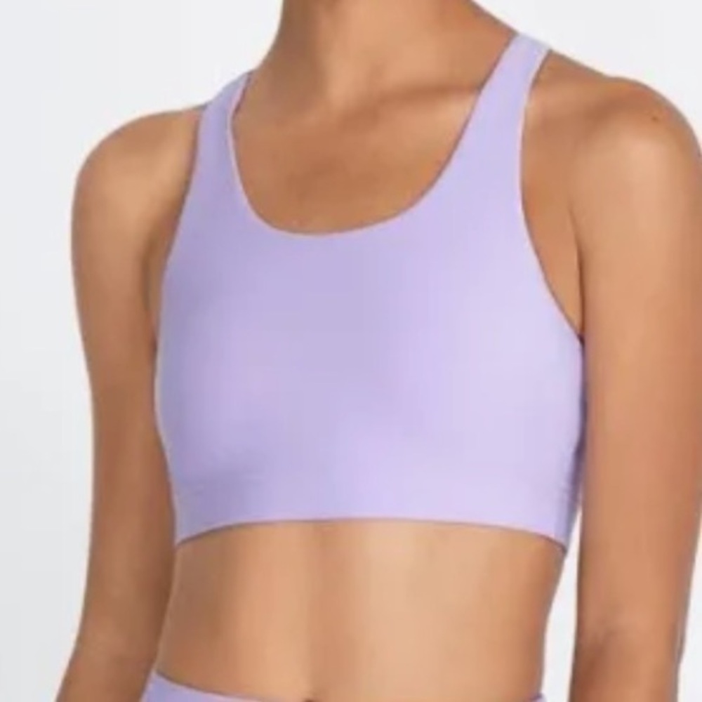 JOHNNY WAS Calme purple endurance sports bra